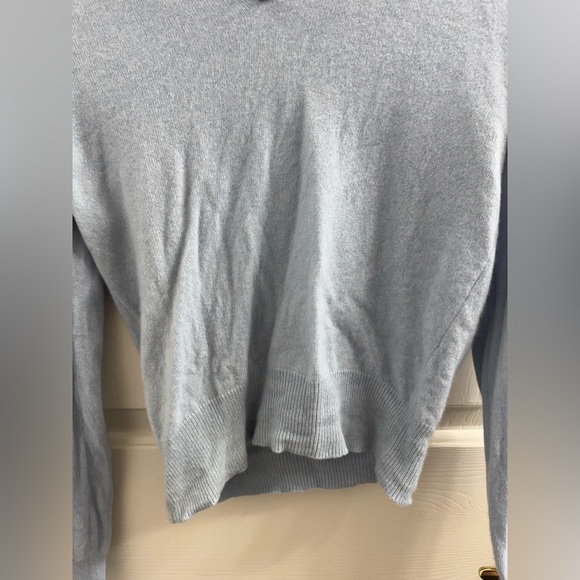 Lord & Taylor Soft Blue Cashmere Sweater - Picture 2 of 7